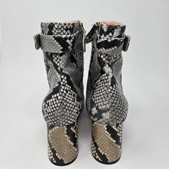 Rochas Python Embossed Boot Size 40 - Picture 3 of 12